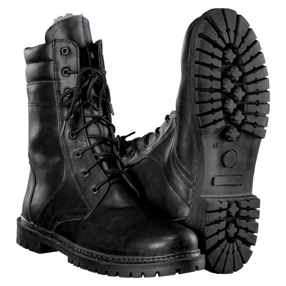 LP Artificial Fur Black Boots