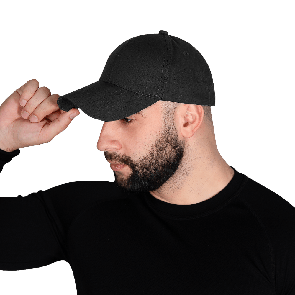 Baseball Cap New Fix Rip-Stop Black