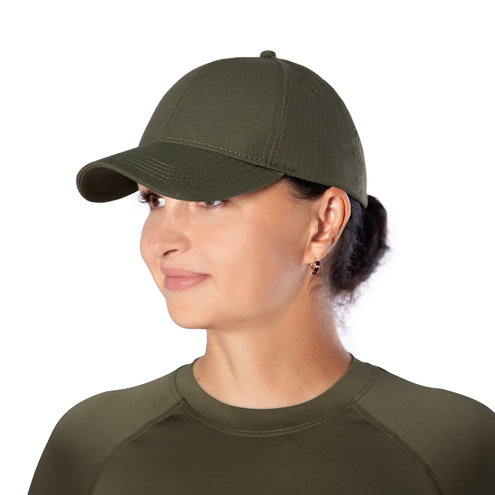 UTC Rip-Stop Stretch Olive Baseball Cap