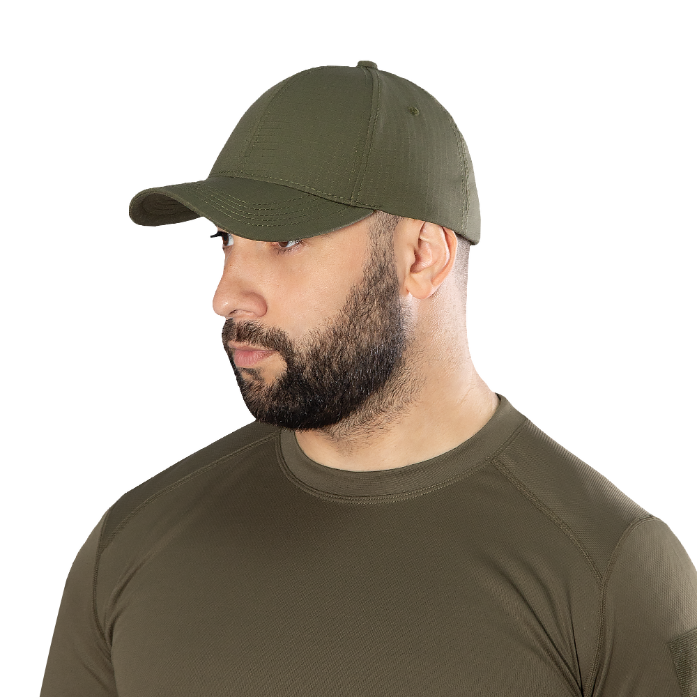 UTC Rip-Stop Stretch Olive Baseball Cap