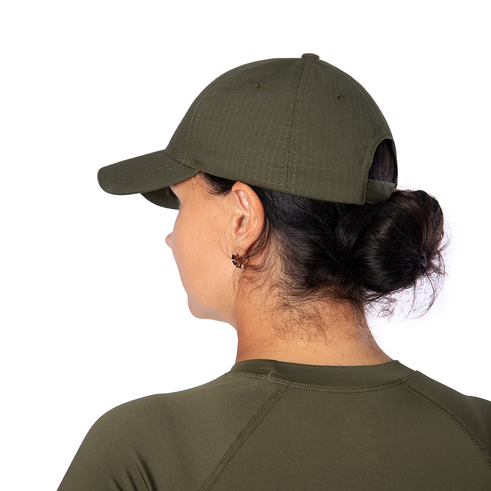 UTC Rip-Stop Stretch Olive Baseball Cap