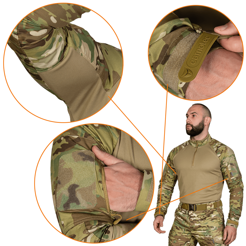 Combat Shirt Raid MC/Tan