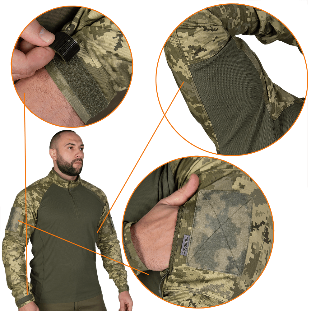 Combat Shirt Raid Pixel/Olive