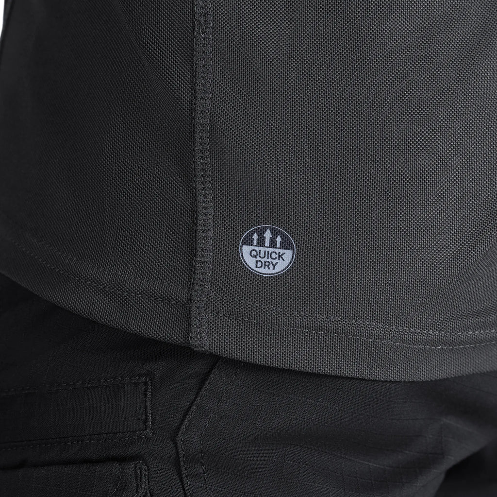 Combat Shirt Raid Rip-Stop Stretch/CoolPass Pique LT Graphite