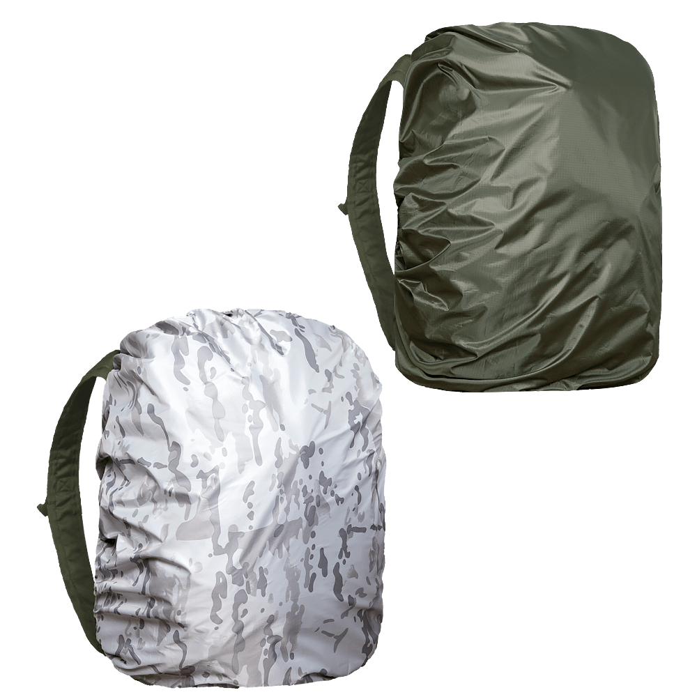 2-in-1 Backpack Cover Olive/Alpine MC