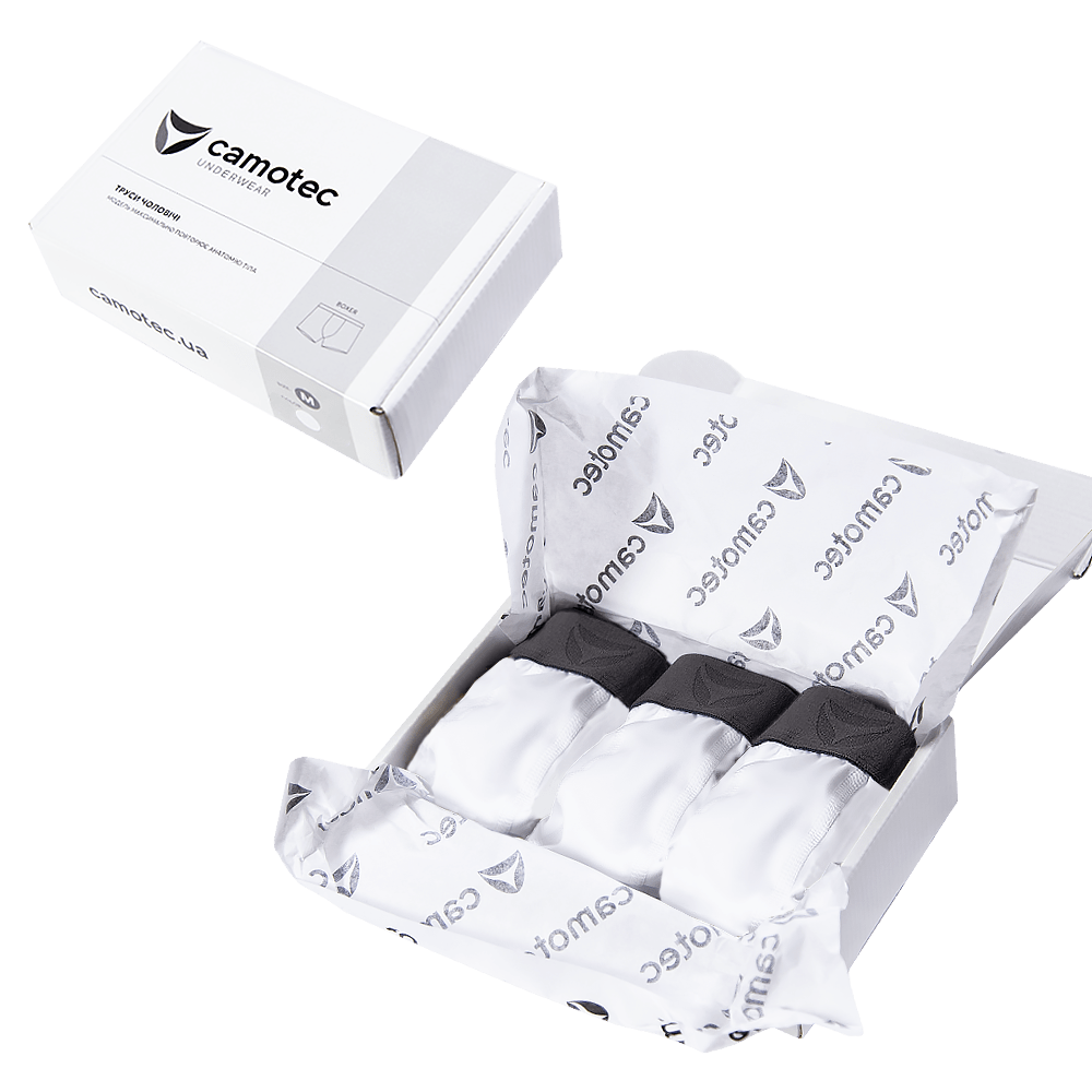 Men's boxer briefs set White