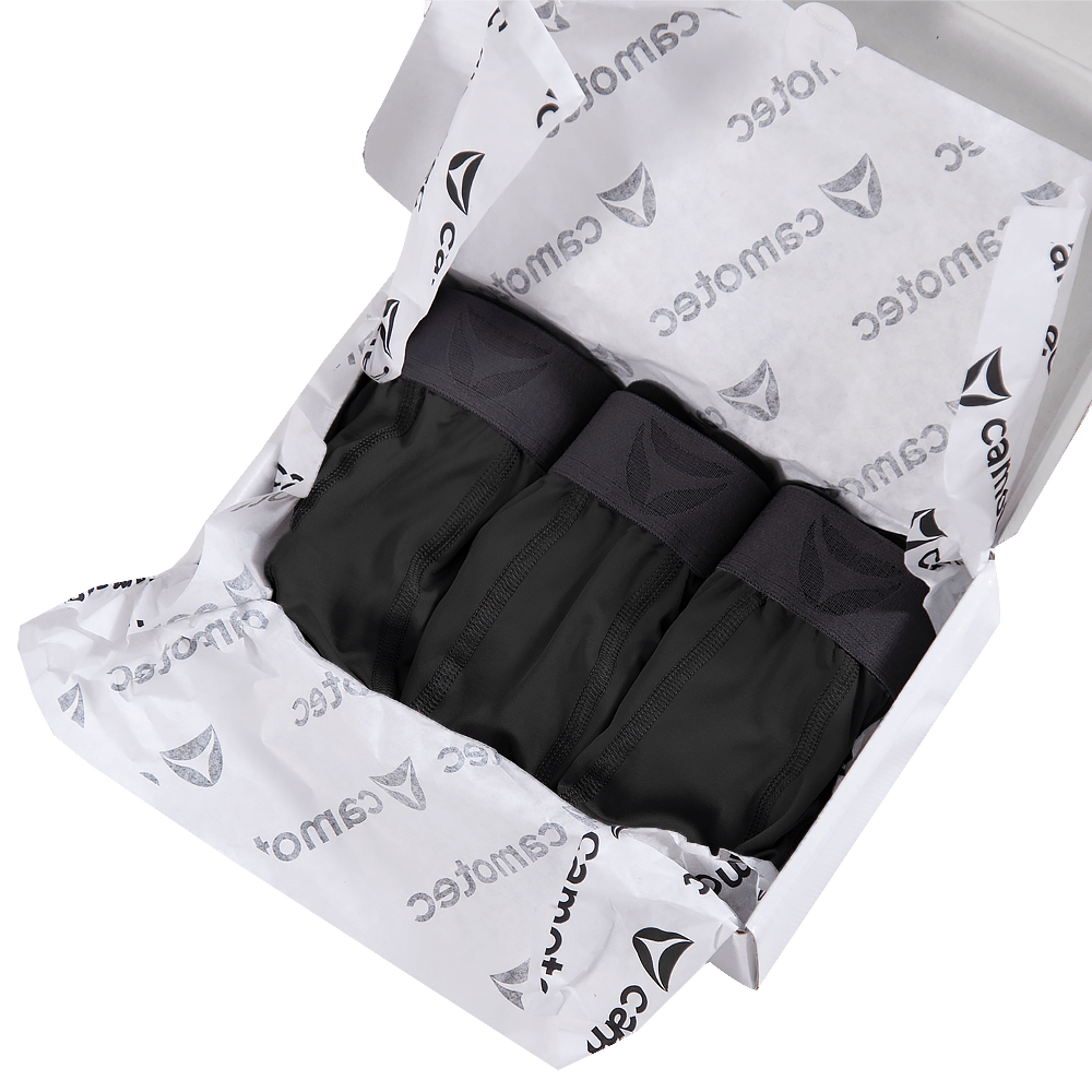Men's boxer briefs set Black