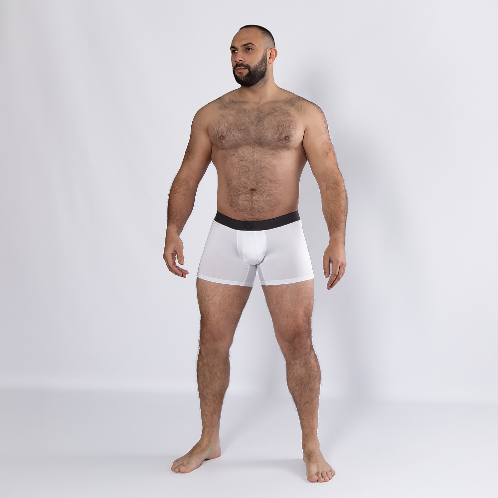 Men's Boxer Briefs White