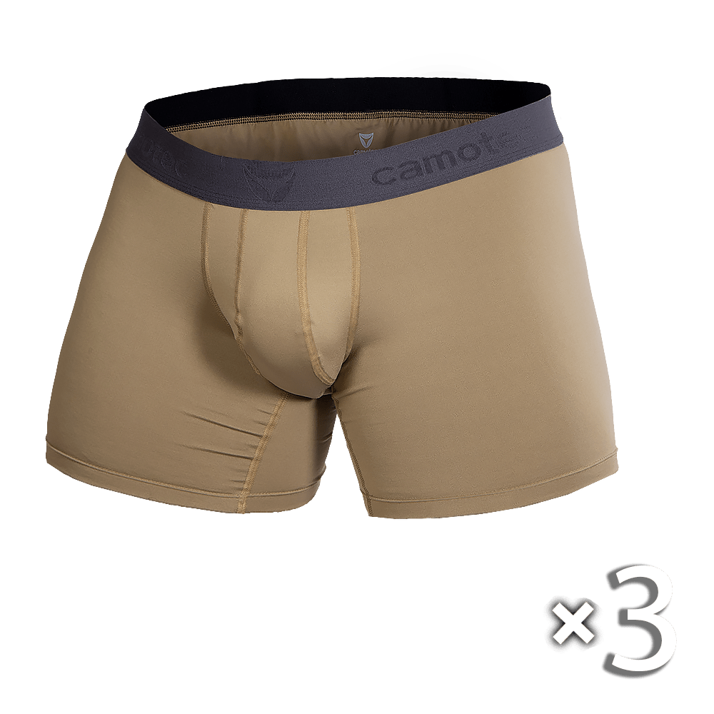 Men's Boxer Briefs Set Tan