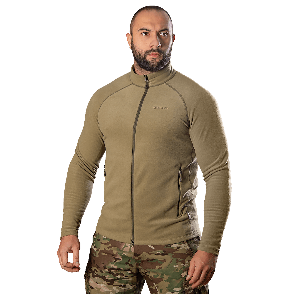 Fleece jacket Meadow Tan