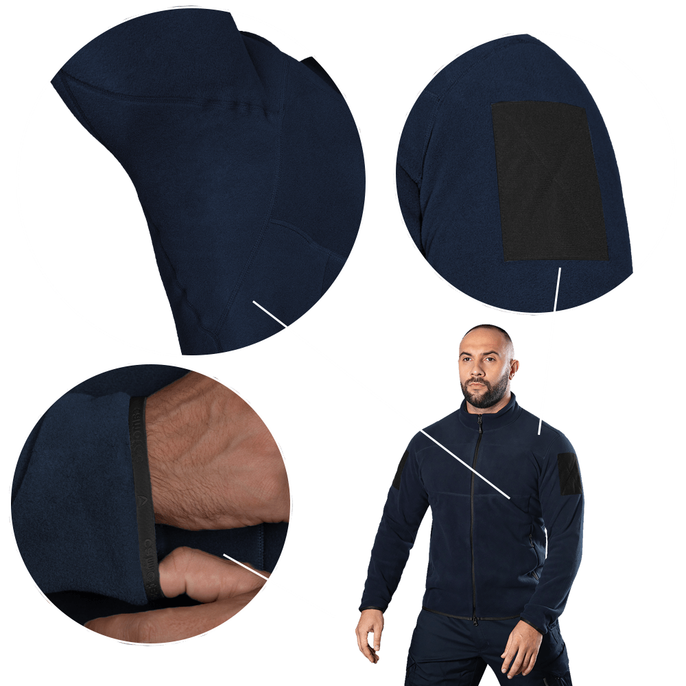 Fleece Jacket Patrol 2.0 Dark Blue