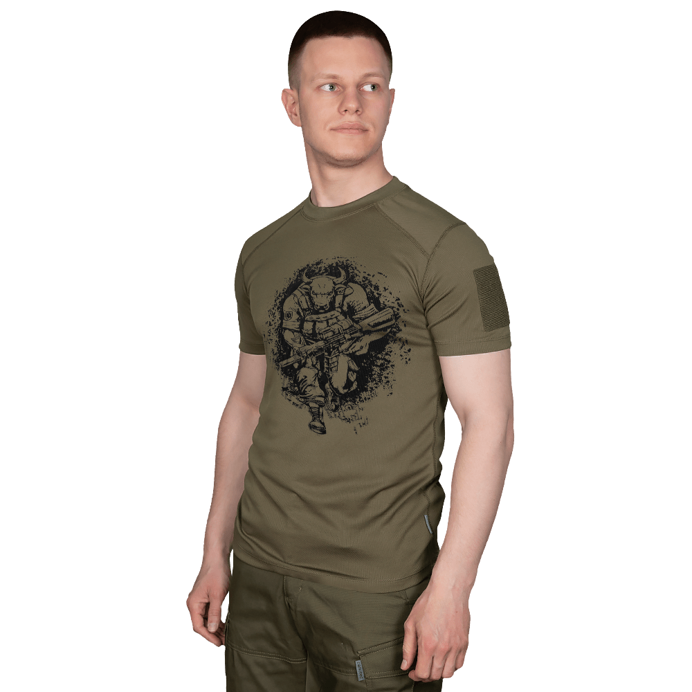 Chiton Taurus Olive T-shirt