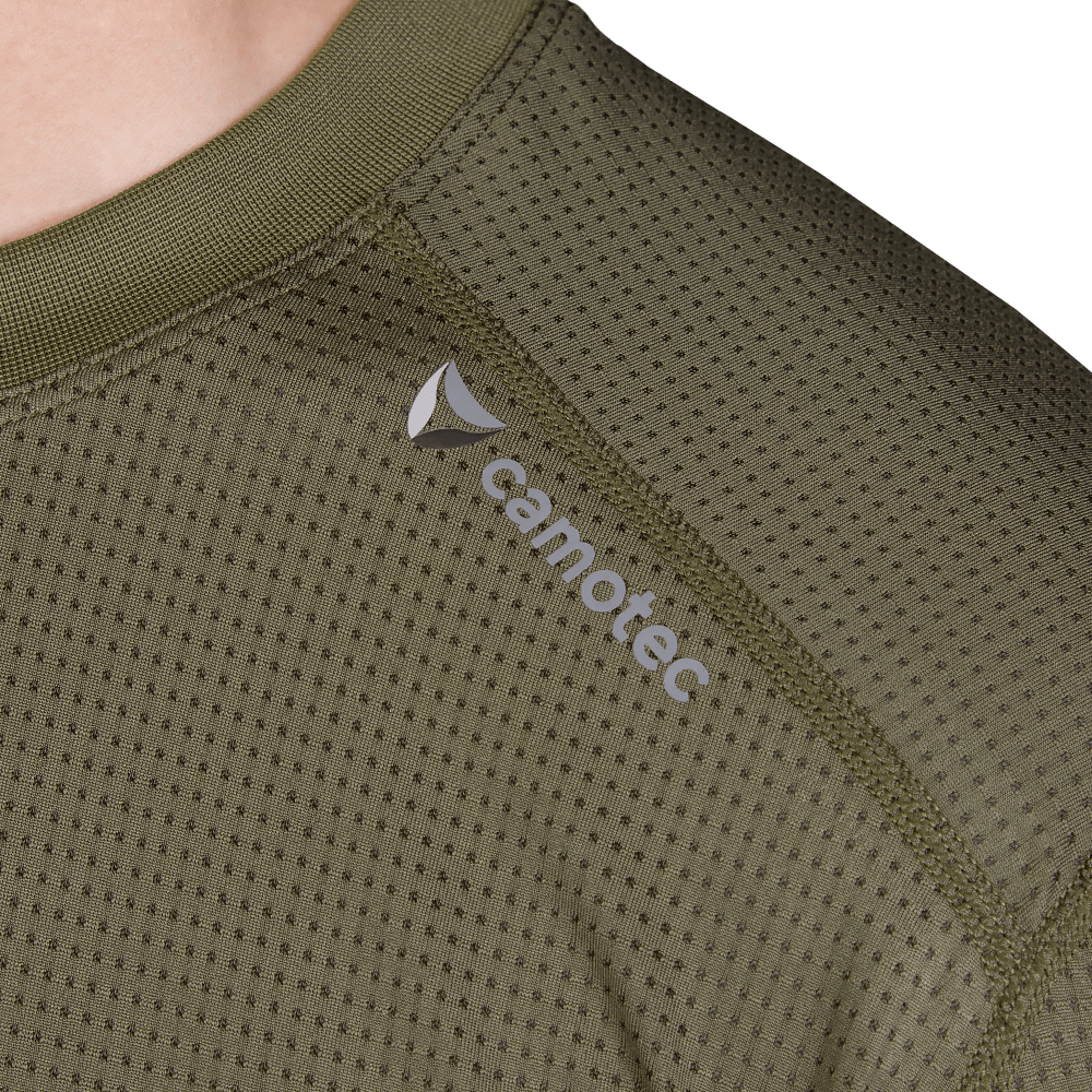 T-Shirt Chiton Grid Olive