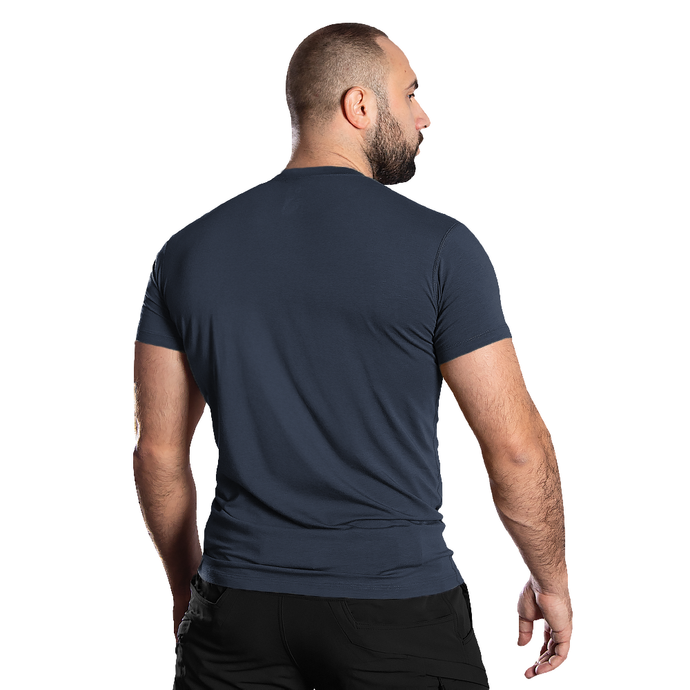 Modal T-shirt Dark Blue (golden trident)