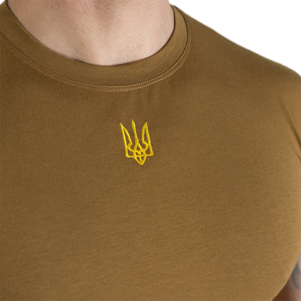Modal T-shirt Coyote (golden trident)