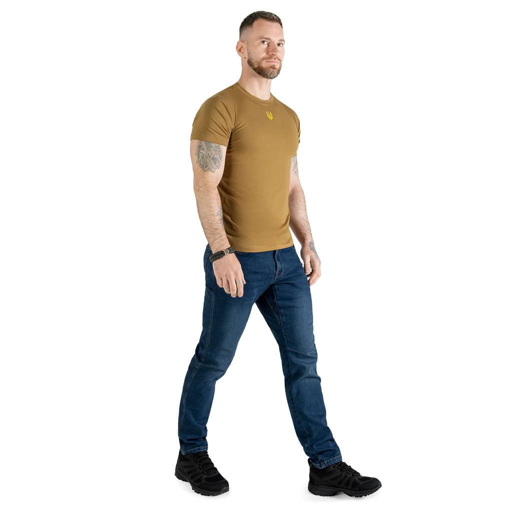 Modal T-shirt Coyote (golden trident)
