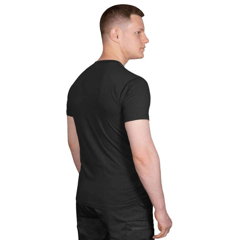 T-shirt Modal with print Black (Trident black)