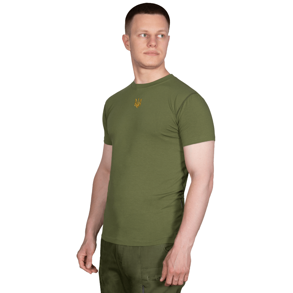 Modal T-Shirt Green (gold trident)