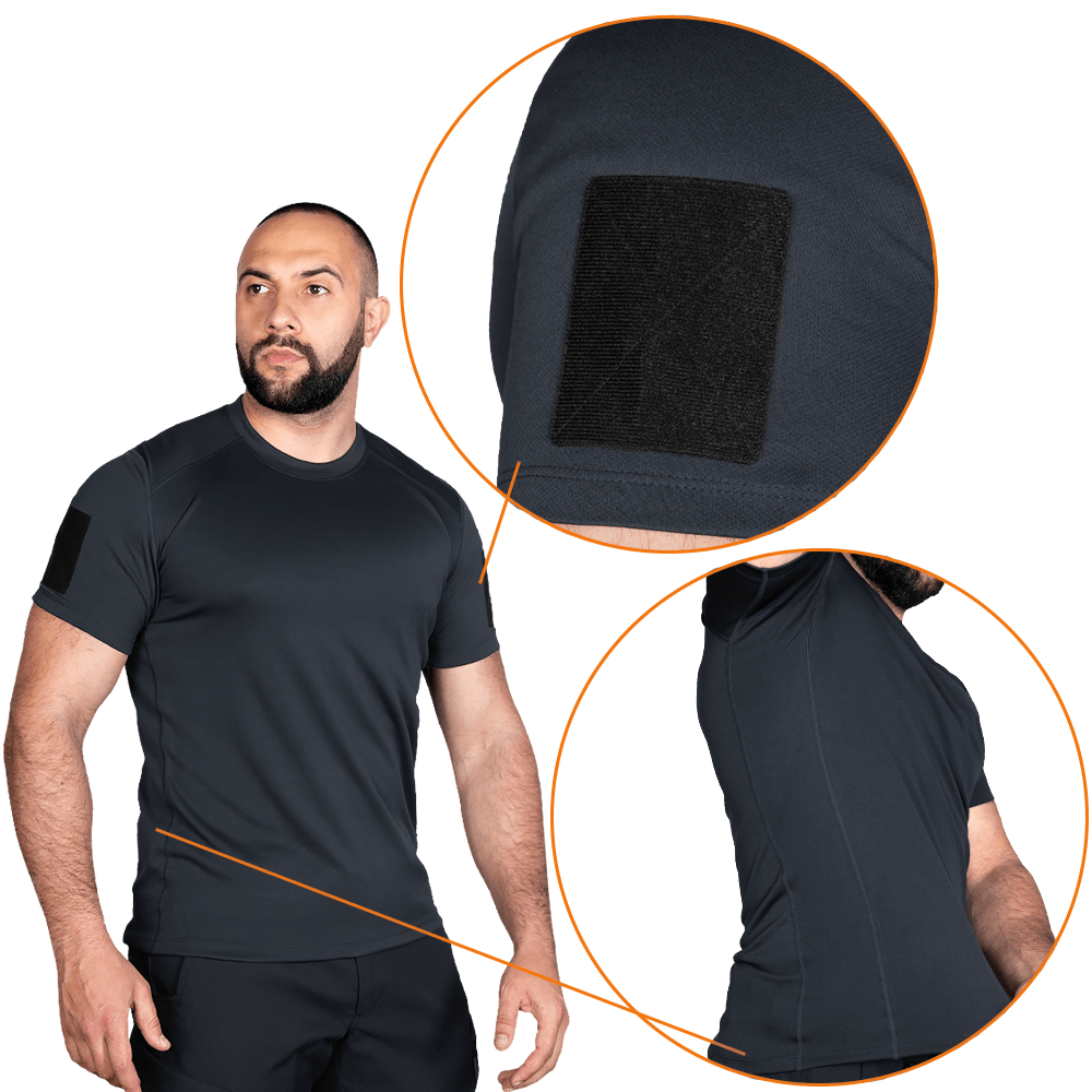 Patrol CoolPass Pique LT T-Shirt Dark Blue