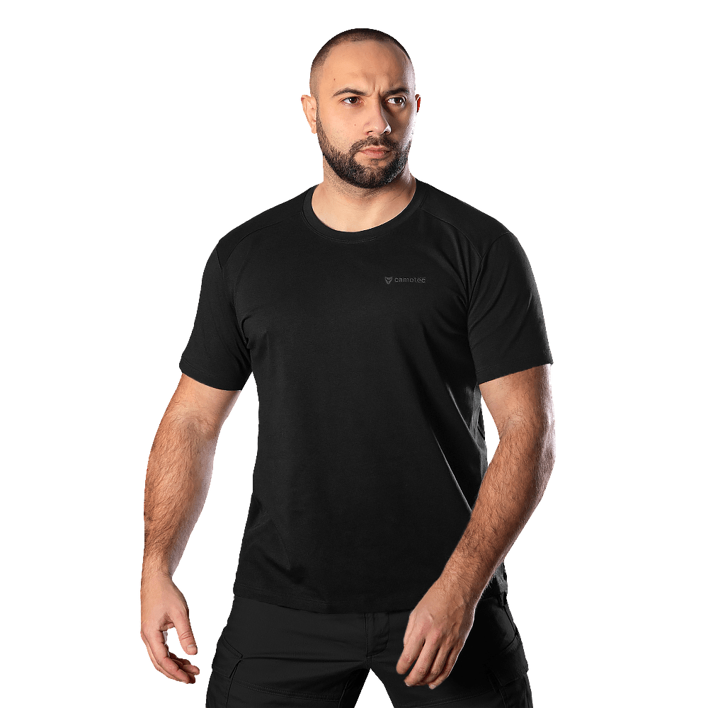 Totem Bavovna (Logo Black) T-shirt Black