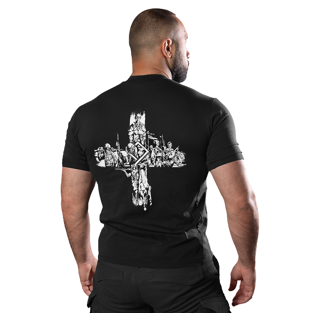 Totem Print T-shirt Black