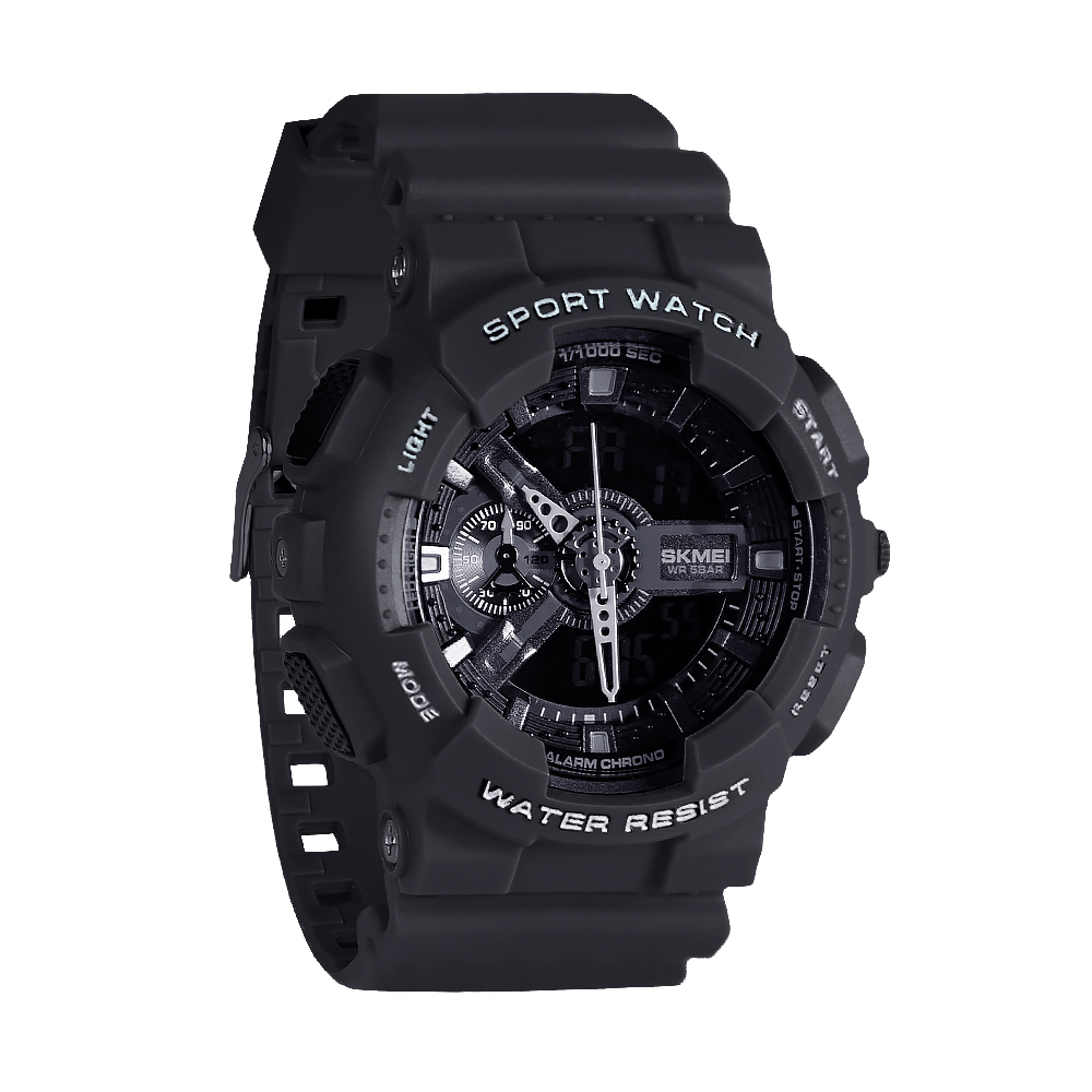 SK1688 Black Sports Watch