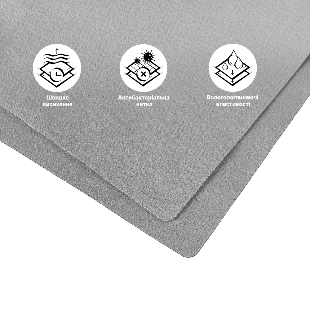 EDC Microfiber Bandana Gray