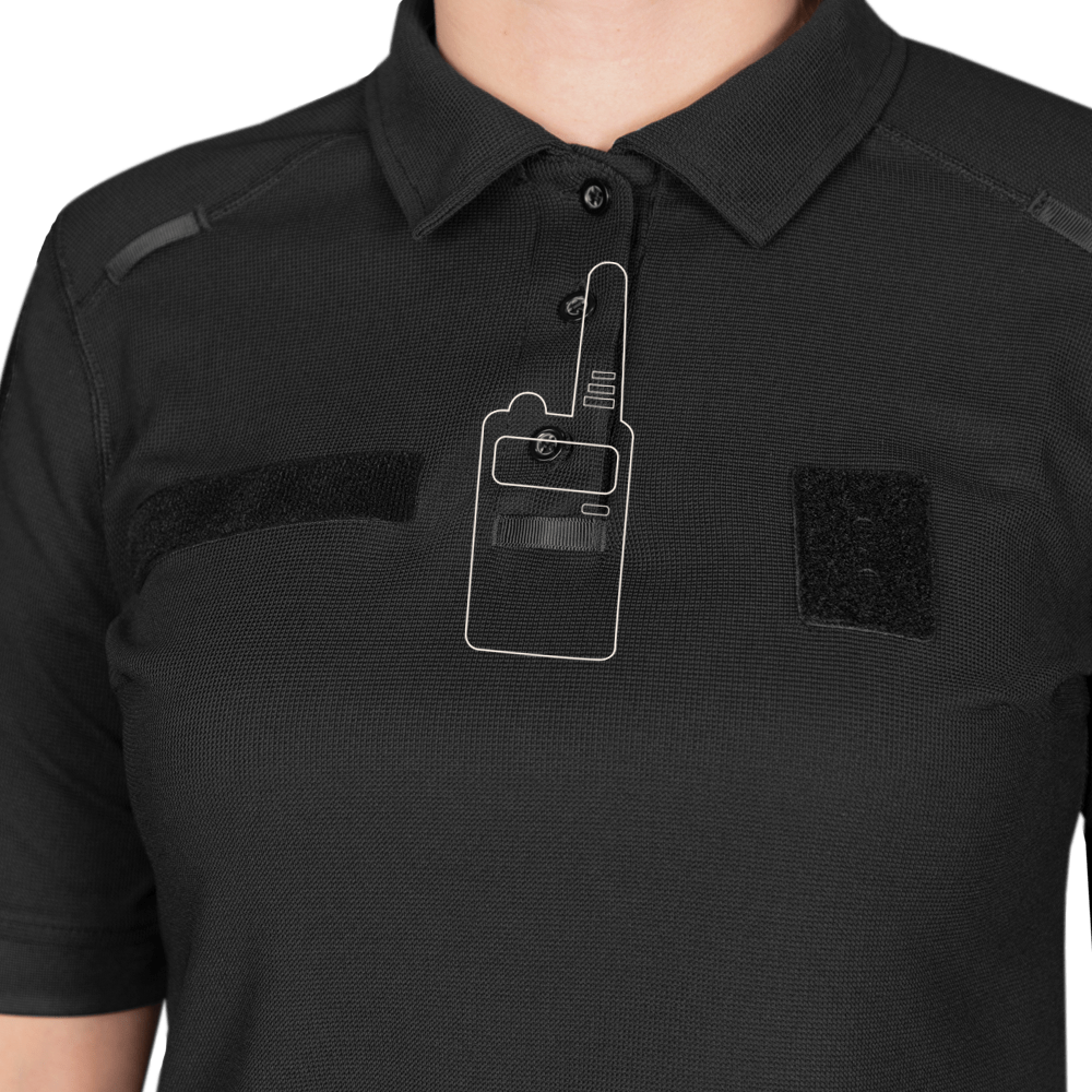 Women's polo CG Pani Paladin Black