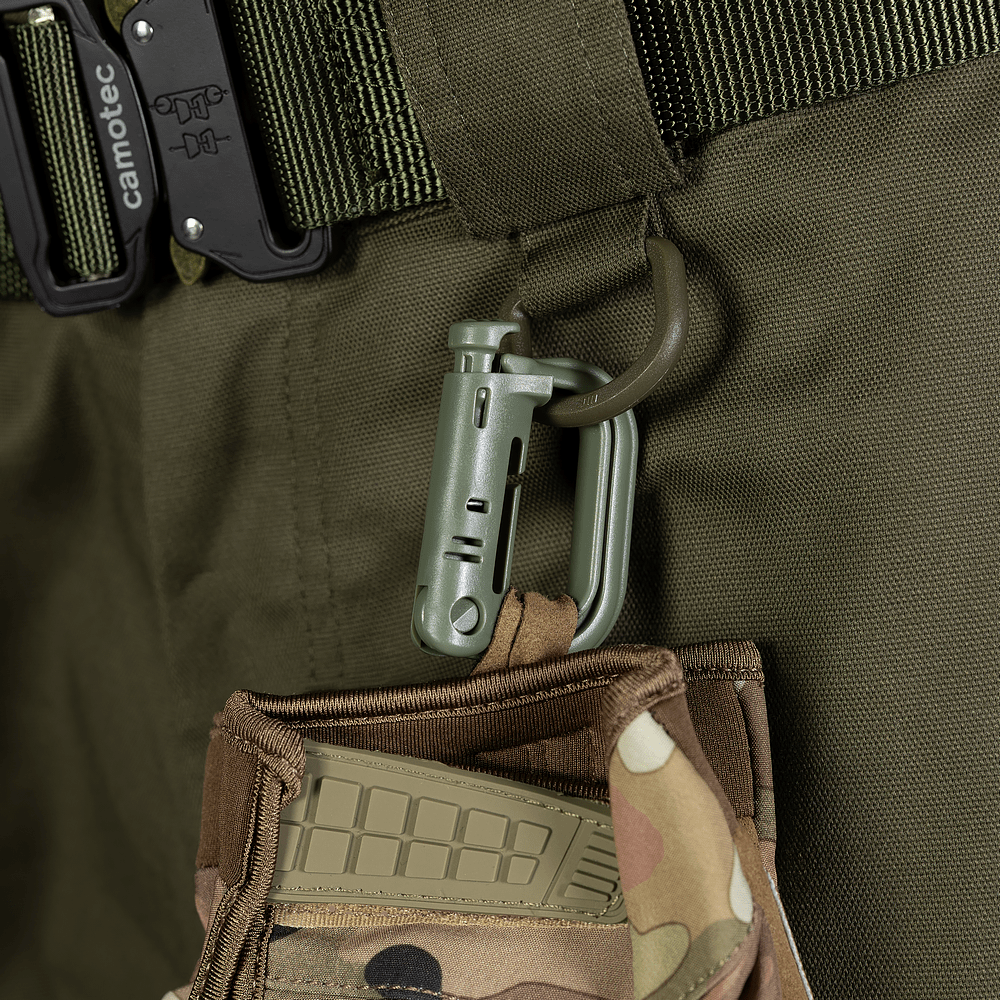 Grimlock D Plastic Carabiner Olive