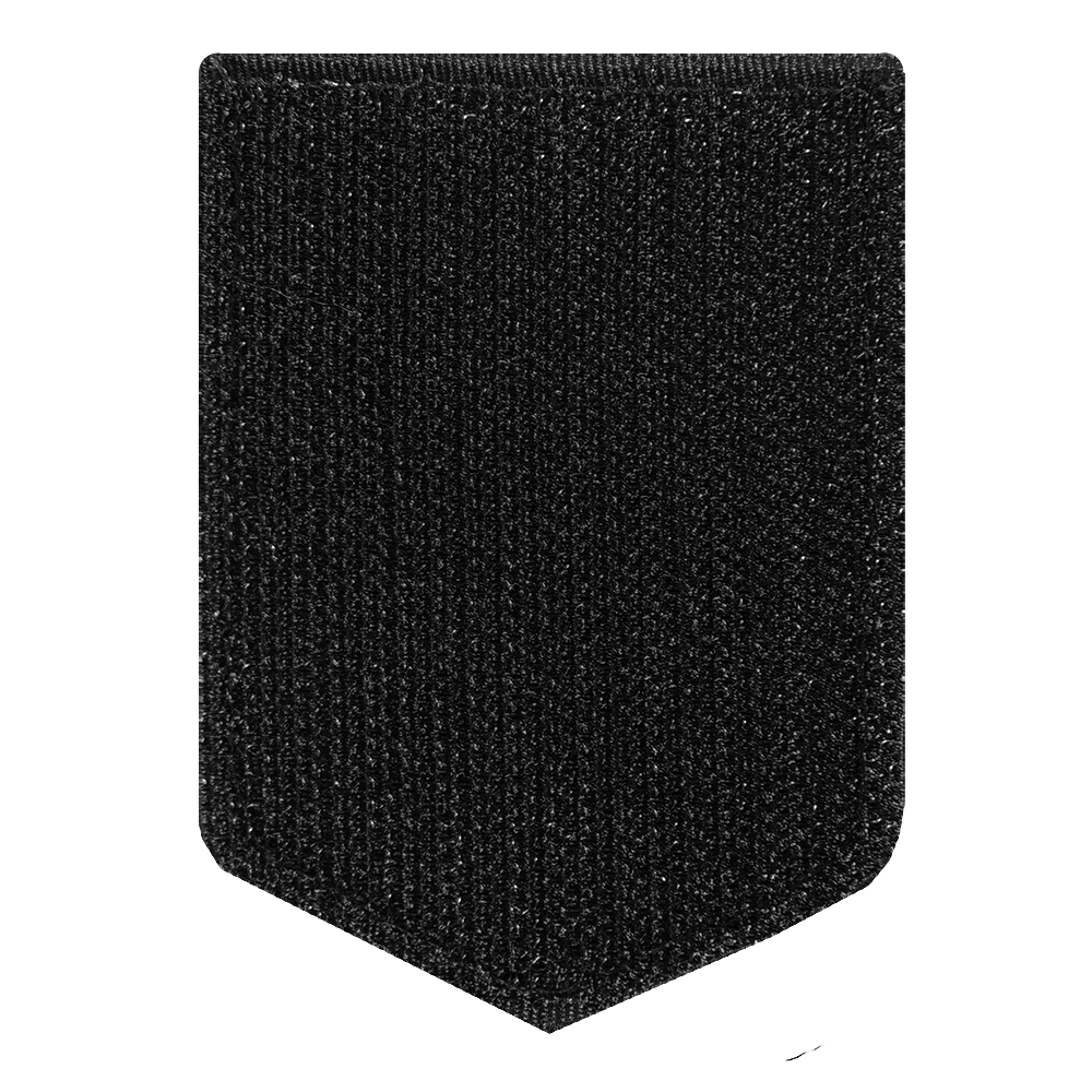Patch Coat of Arms of Ukraine (6x8 cm) Black/Red