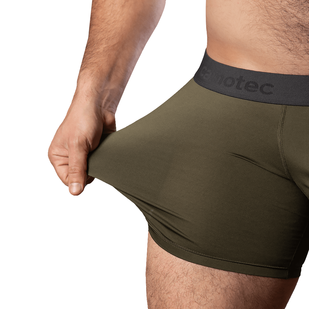 Men's boxer briefs set Olive/Pixel/MC