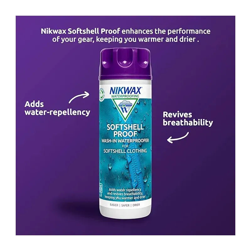 Nikwax SoftShell Proof Wash-In 300ml