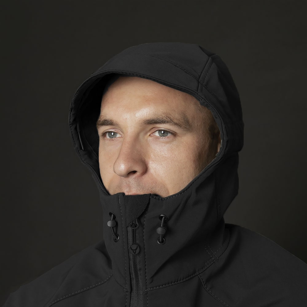 Костюм SoftShell 2.0 Чорний + Бейсболка