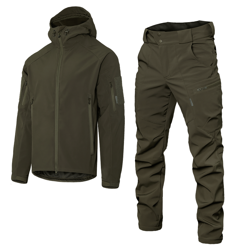 Stalker SoftShell Olive Suit