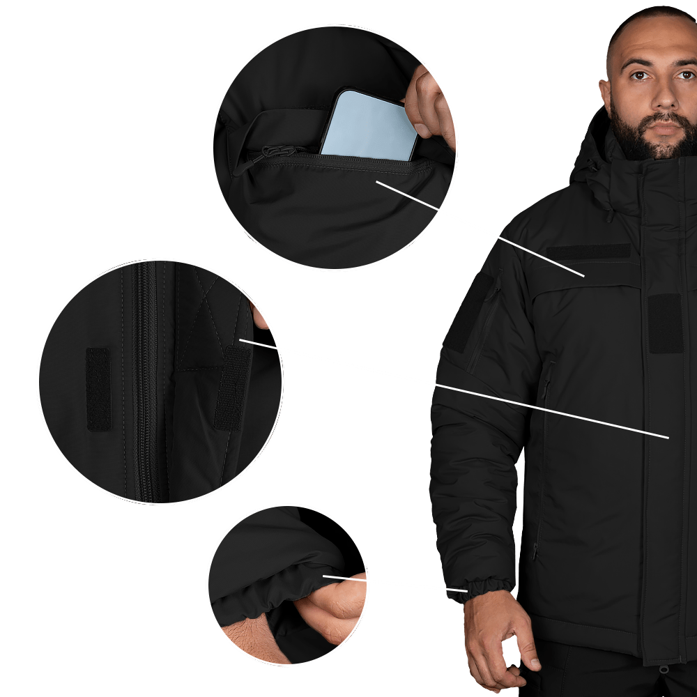 Patrol System 4.0 RainWall Black Jacket
