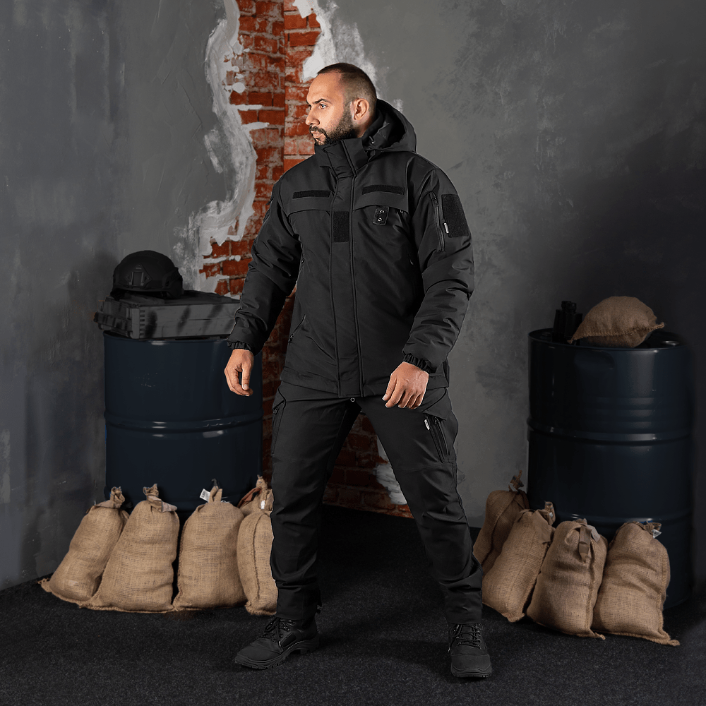 Patrol System 4.0 RainWall Black Jacket