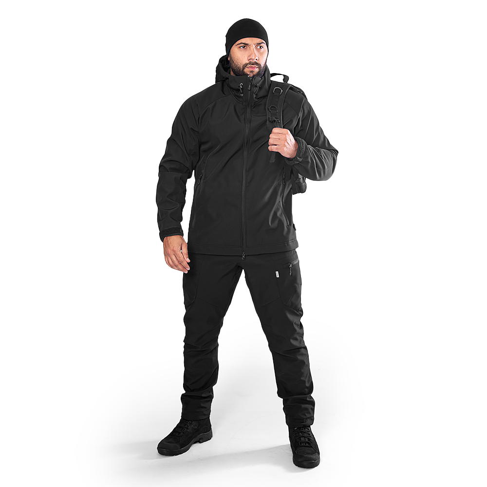 Rubicon SoftShell Black Jacket