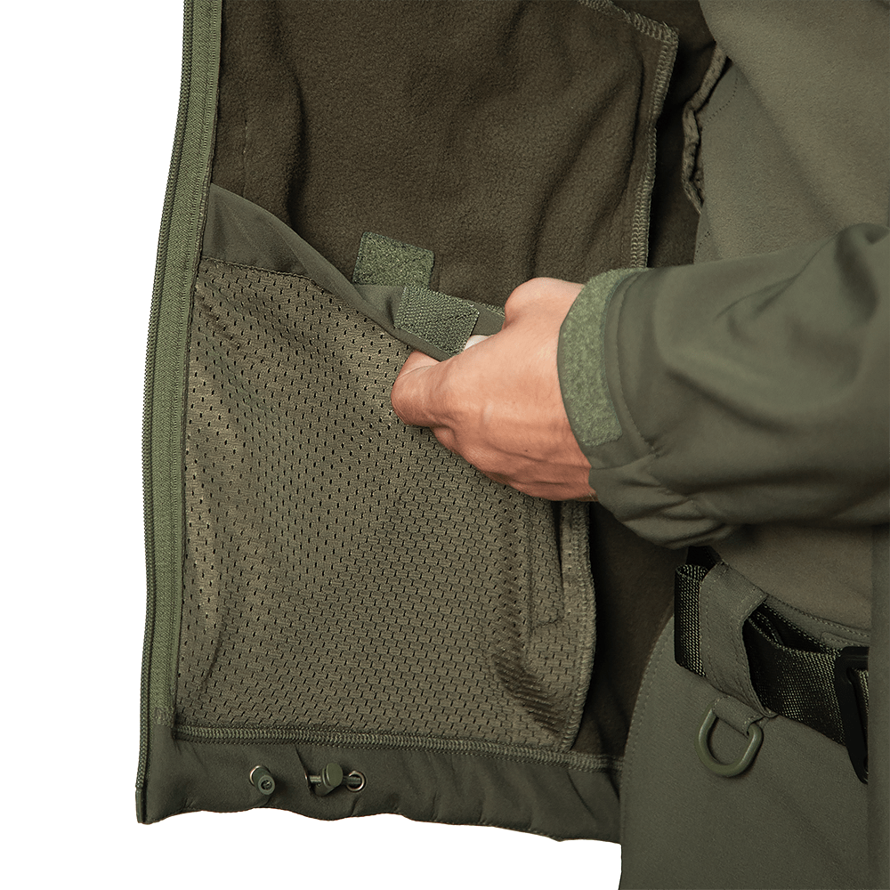 Stalker SoftShell Olive Jacket