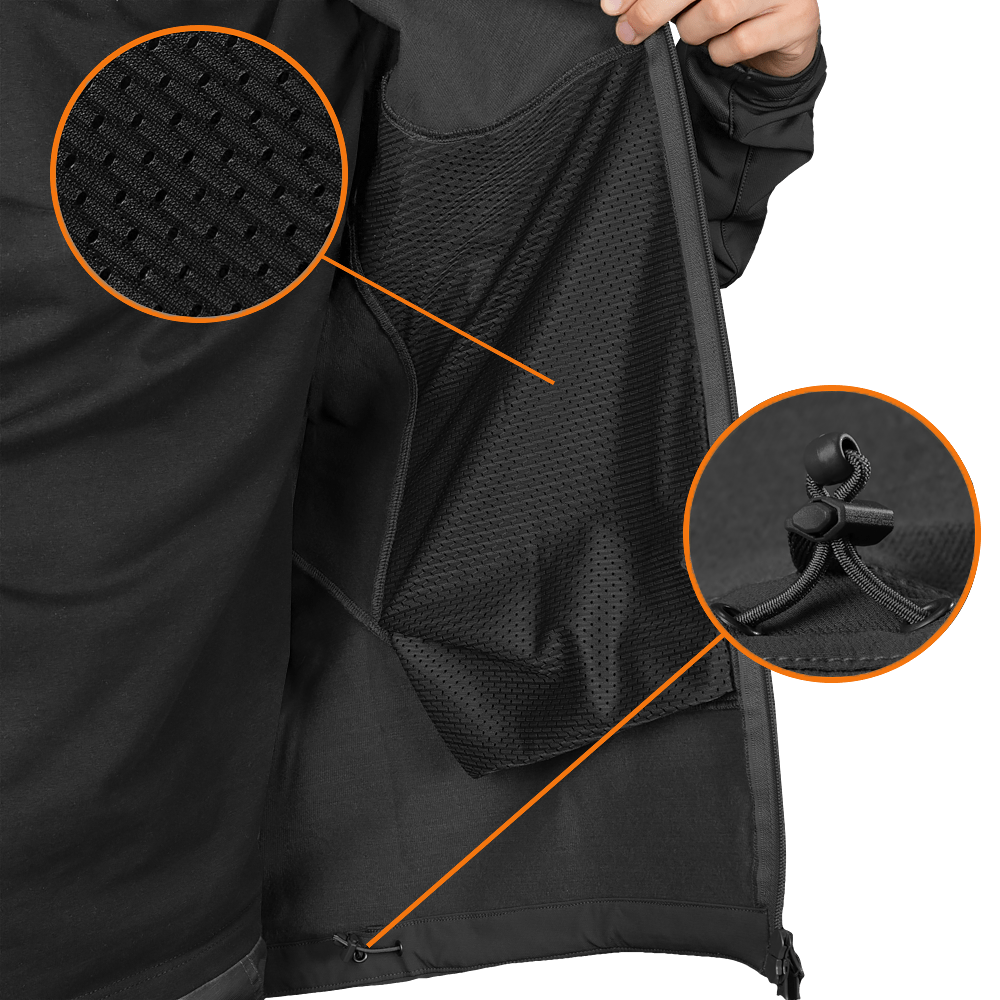 Falcon 2.0 DWB Windbreaker Black