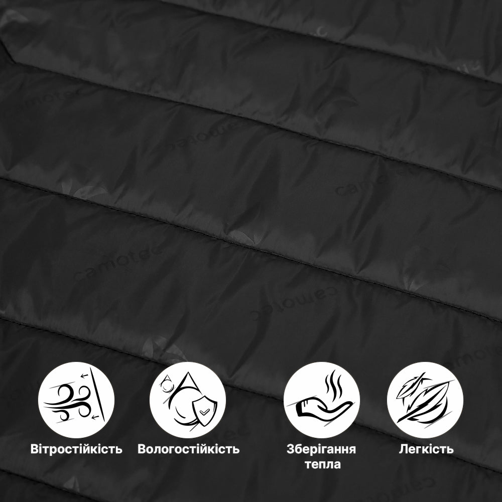 Light Down Jacket Storm Hood 3.0 Black
