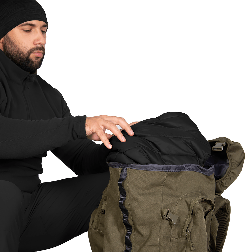 Light Down Jacket Storm Hood 3.0 Black