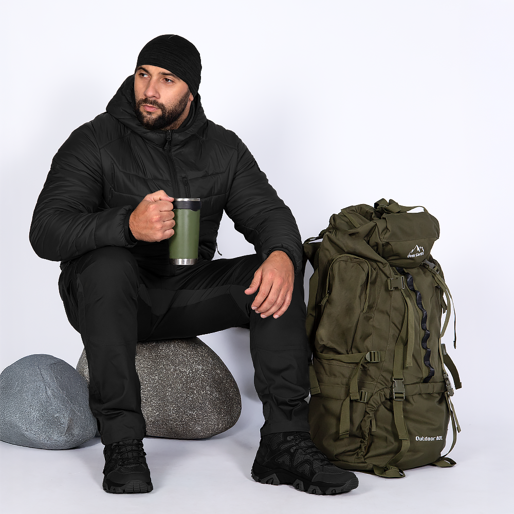 Light Down Jacket Storm Hood 3.0 Black