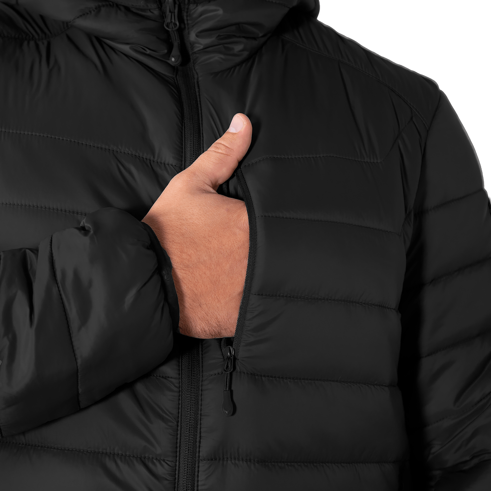 Light Down Jacket Storm Hood 3.0 Black