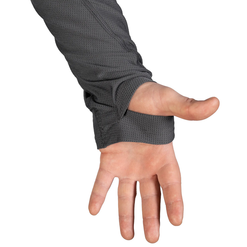 Chiton 2.0 CoolPass Grid Longsleeve Graphite
