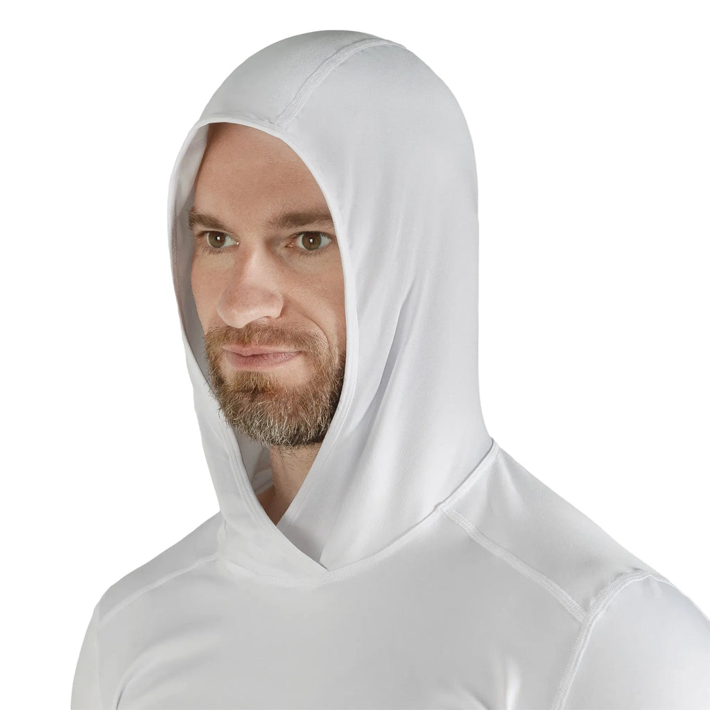 Лонгслів Chiton Air Hood Білий