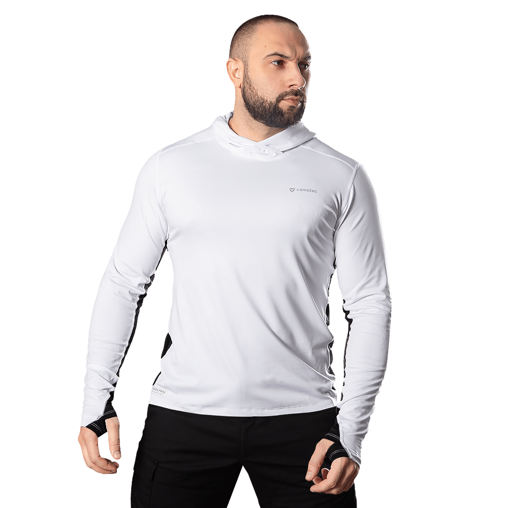 Chiton AirPro Hood Longsleeve White