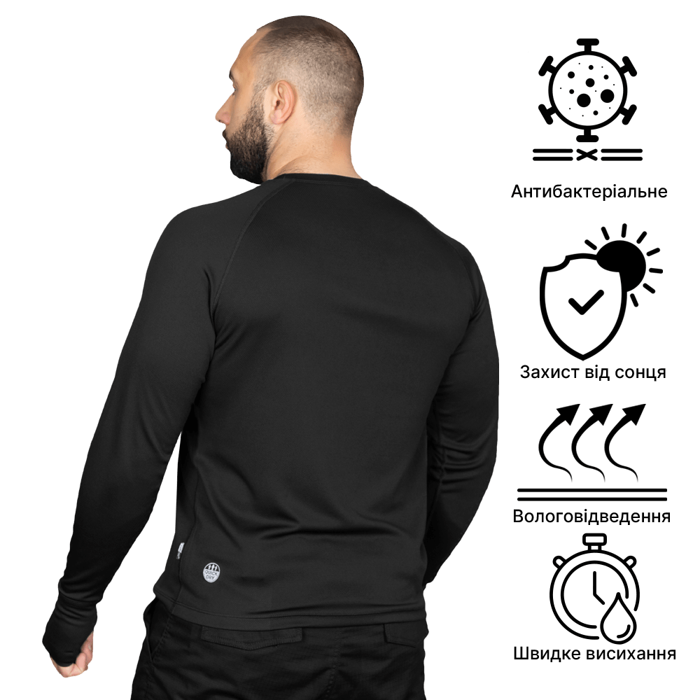 Chiton Longsleeve Black