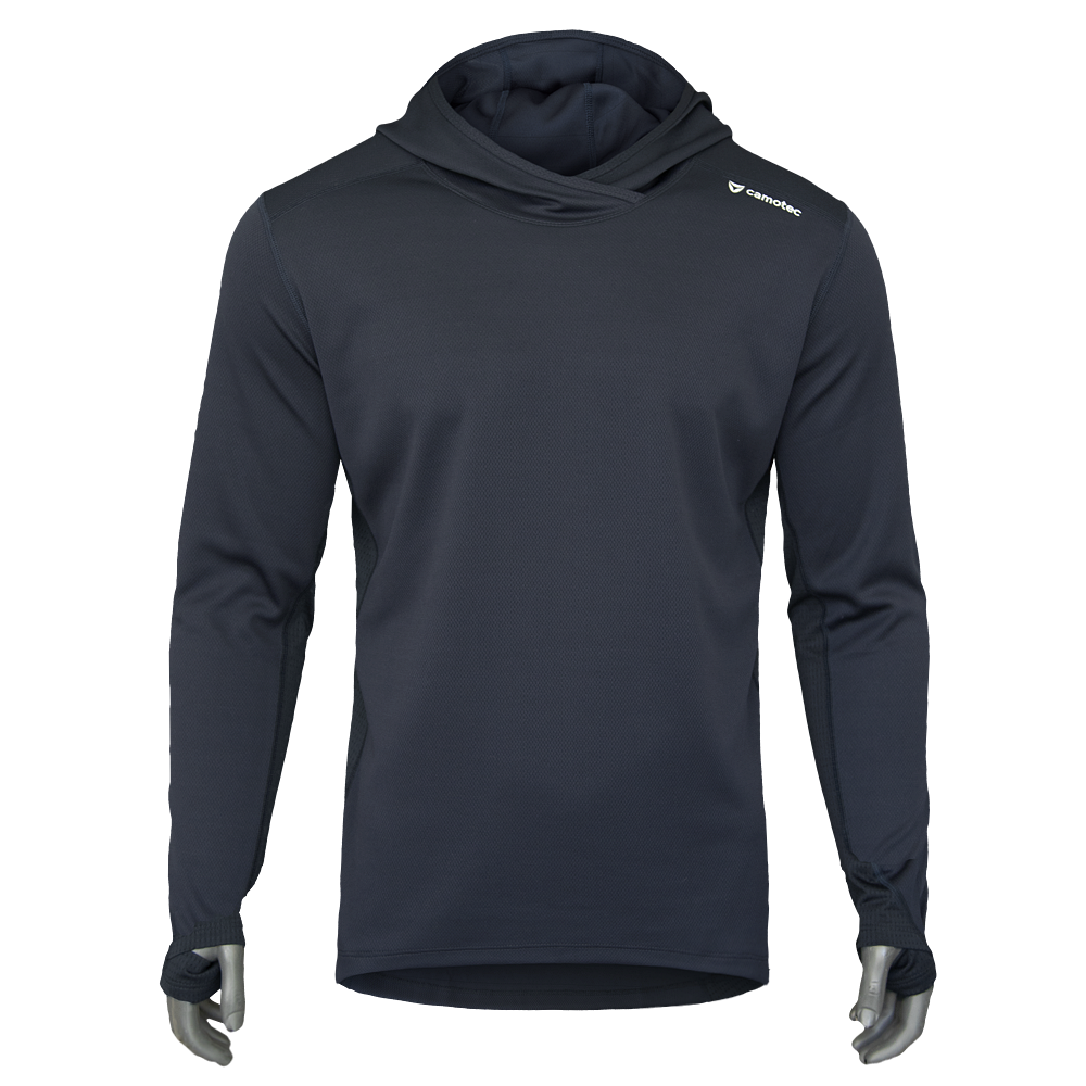 Chiton Air Hood Longsleeve Dark Blue