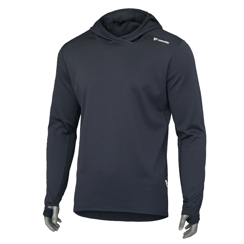 Chiton Air Hood Longsleeve Dark Blue