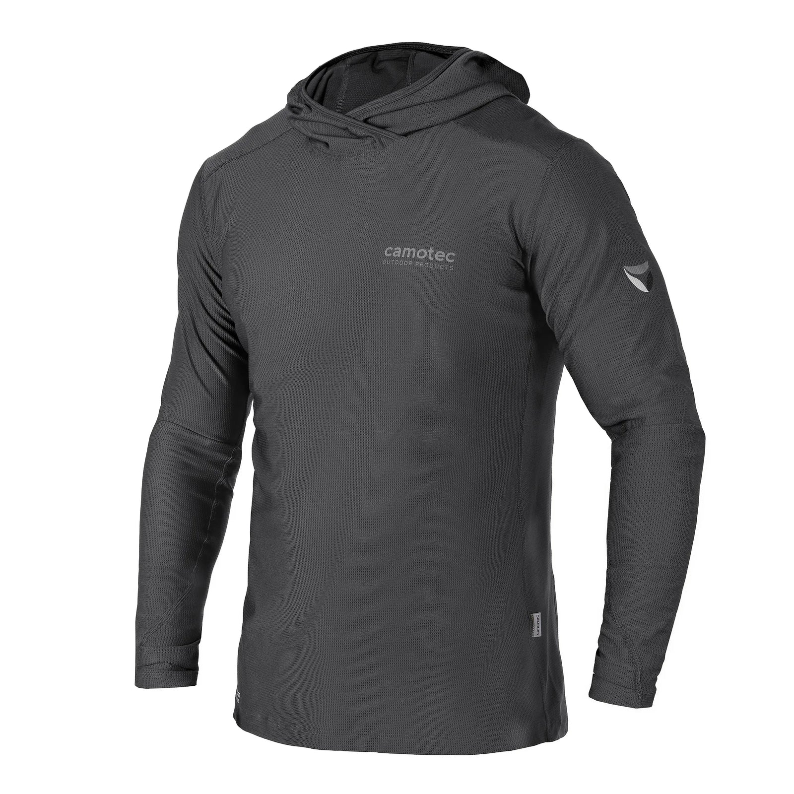 Longsleeve Chiton Hood 2.0 Graphite